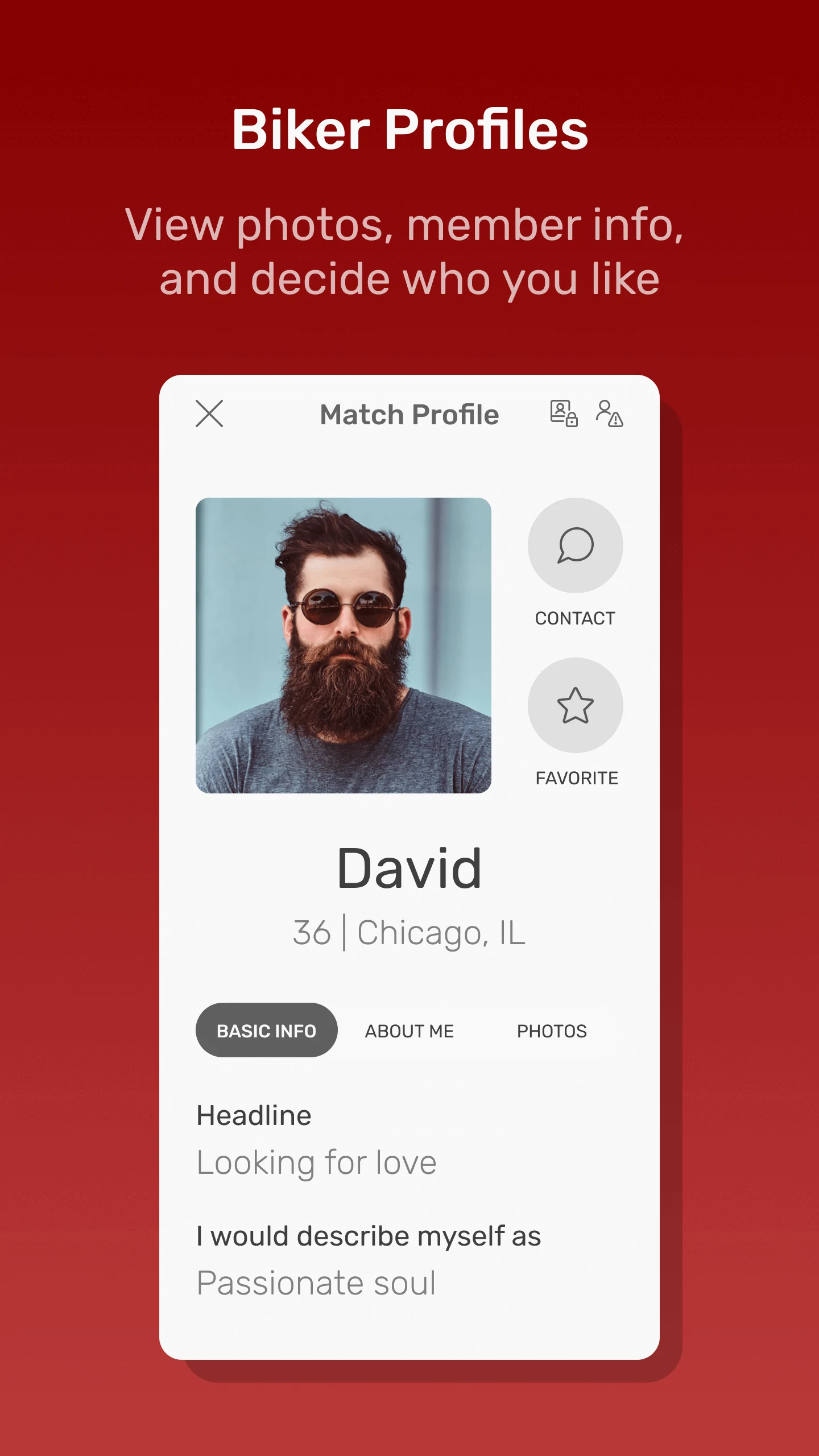 Biker Planet Dating App screenshot