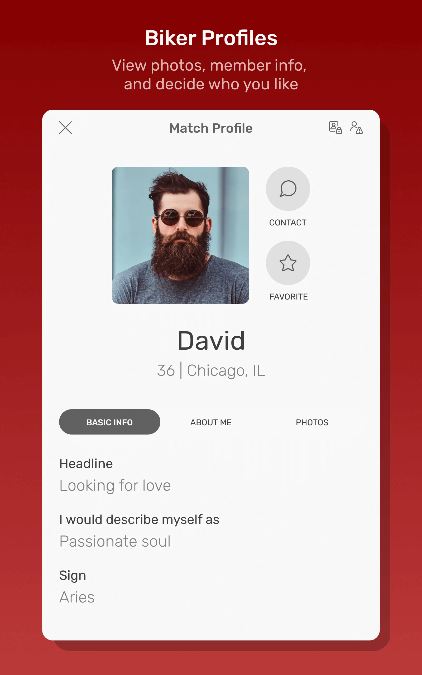 Biker Planet Dating App screenshot
